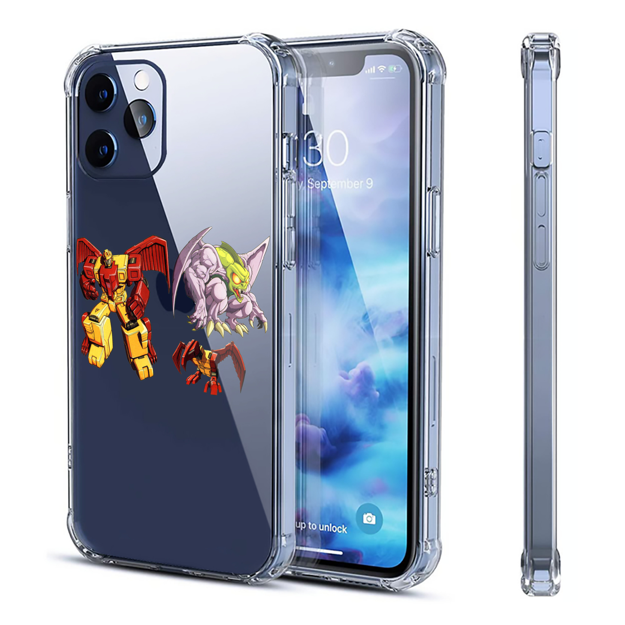 （画像用）  【iPhone 12シリーズ対応】透明スマホケース（クリアソフトケース）